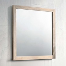 Miquell 40&quot;x40&quot; Mirror, Natural Finish - $236.00