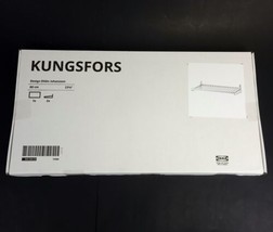 Ikea KUNGSFORS Shelf for Wall or Suspension Rail Stainless Steel 23 5/8&quot; New - £68.07 GBP