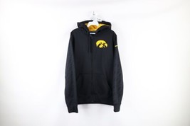 Nike Therma Fit Mens Small University of Iowa Full Zip Hoodie Sweatshirt Black - £34.92 GBP