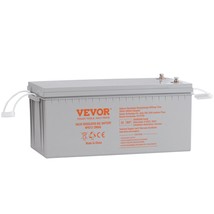VEVOR Deep Cycle Battery, 12V 200 AH, AGM Marine Rechargeable Battery, High Self - $433.99