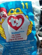 Waddle The Penguin #11 McDonald's Ty Teenie Beanie Baby 1998 Happy Meal NIP - $9.99