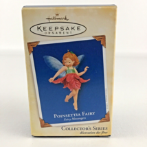Hallmark Keepsake Christmas Ornament Fairy Messengers #1 Poinsettia Fair... - $59.35