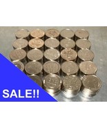 SALE!!!  500 MIXED SILVER PACHISLO SLOT MACHINE TOKENS - TUMBLE CLEANED - $1,142.76 MXN