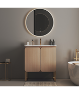 30&quot; Wood Bathroom Vanity with Sink &amp; Storage - $489.62 CAD