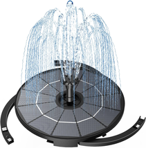Solar Fountain Pump for Water Feature 2.8W with 3.9Ft Cord, Solar Bird Bath Foun - £28.92 GBP