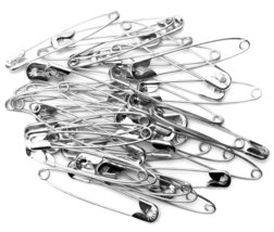 Cousin DIY 2 inch Safety Pins, 2&quot;, Silver - £7.86 GBP