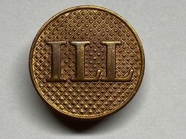 U.S. Army, Circa 1926-1937, Type Ii, Collar Disk, Illinois, Hallmarked, A.E. Co. - $20.00