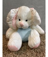 Vintage Bunny Rabbit Plush Nylon Parachute Material Superior Toy Stuffed... - £23.48 GBP
