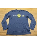 Milwaukee Brewers Team-Issued Blue Long-Sleeve Shirt - Nike Dri-Fit - Me... - $21.99