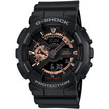 Casio Men&#39;s G-Shock GA-110 Series Black Dial Watch - GA110RG-1A - £88.05 GBP