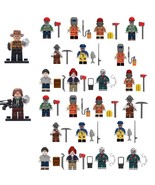24Pcs The Walking Dead Minifigures Rick Grimes Daryl Dixon Zombie Mini B... - $693.22 MXN
