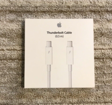 Genuine Apple Thunderbolt Cable (0.5m) - White (A1410) - New Open Box - £29.40 GBP