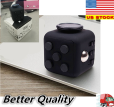 Dice Magic FIDGET CUBE Desk Toy Stress Anxiety Relief Focus Gift Adult K... - £5.45 GBP