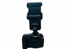 Canon Digital Camera vtg EOS 20D Vivitar 285 HV Zoom Thyristor Japan DS1... - $296.95