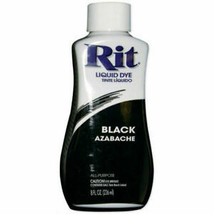 Rit All Purpose Liquid Dye, Black - 8oz - £4.65 GBP