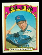 Vintage 1972 Topps Baseball Trading Card #45 Glenn Beckert Chicago Cubs - £3.87 GBP