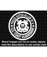Proud Sister in Law of a US Coastguardsman Decal US Made US Seller Coast Guard - £5.28 GBP - £11.13 GBP