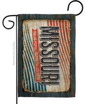 Missouri Vintage - Impressions Decorative Garden Flag G142970-BO - £15.62 GBP