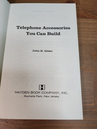 Telephone Accessories You Can Build by Jules H. Gilder 1976 by Hayden Book Co Item image 5
