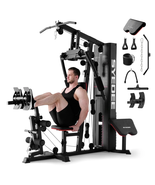 Home Gym Station, Workout Station with 150LBS Weight Stack, Home Gym Equ... - $17,263.21 MXN