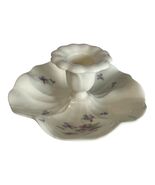 Mikasa Lila B2006 Ivory Bone China Candlestick Holder Floral Japan - $15.30