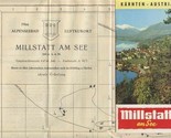 Millstatt Am See &amp; Hubertusschlossl Brochures and Map Austria 1966 - $27.72