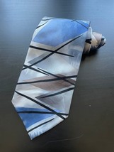 Vintage Jerry Garcia Blue Iceberg Necktie Collection Fifteen 15 Black Light - £19.69 GBP