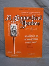 Antique 1900s &quot;A Connecticut Yankee&quot; Sheet Music #192 - £15.57 GBP