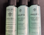(3) Philip B Nordic Wood Hair &amp; Body Shampoo - NEW! - £11.23 GBP