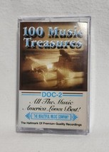 100 Music Treasures DOC-2 Cassette Tape - Very Good Condition - $9.46