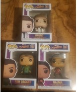 Ms Marvel Funko Pops 1079, 1080, 1081 (Bruno, Red Dagger, And Najma) - $21.33