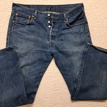 Mens Levis 501 Button Fly Jeans Size 34/30 - £16.99 GBP