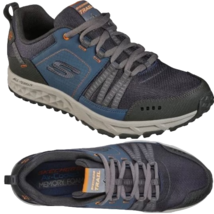 Skechers Men&#39;s Size 11 Trail Hiker Escape Plan Sneaker Shoe Memory Foam Navy - £44.07 GBP