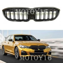 Full Black Grill for BMW 3 Series G20 G28 2 Slates Style Front Kidney Grille 20+ - £68.97 GBP