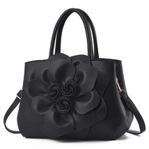 On women s bag rose flower handbags ladies shoulder bags high quality female pu leather thumb200