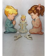 Vintage Mother Goose Nursery Pinups 1953 Dolly Toy Company Wall Hanging - £14.67 GBP