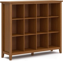 SIMPLIHOME Artisan SOLID WOOD 48 inch x 57 inch Transitional 12 Cube Storage in - £483.92 GBP