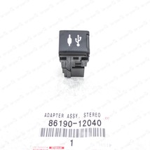 New Genuine OEM Toyota 18-22 Prius Rav4 Sienna Auxiliary Jack 86190-12040 - £76.80 GBP