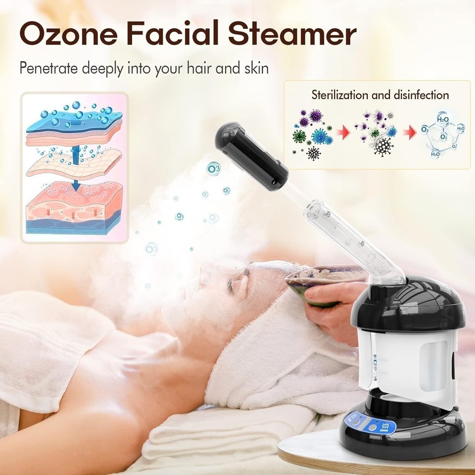 Professional Quality Black Hair and Facial Steamer - Compact & Portable Item image 5
