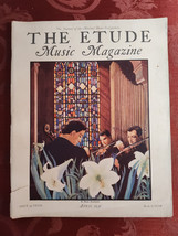 Rare ETUDE magazine April 1931 Winifred Christie Moor Double Keyboard Piano - £17.31 GBP