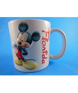 Mickey Mouse Florida Souvenir Mug Sculptured Dimensional by Dakin - £5.41 GBP