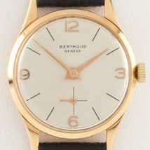 Berthoud Women&#39;s Hand-Winding 18k Rose Gold Watch w/ Leather Band - £1,630.27 GBP