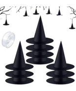 10 Pcs Halloween Witch Hats Halloween Indoor Outdoor Decoration Hanging ... - $206.51 MXN