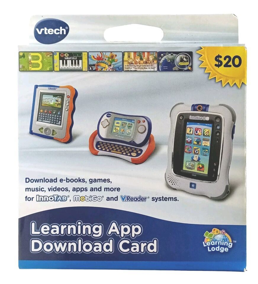 VTech MobiGo Learning App Download Card 80-201501 Innotab MobiGo VReader - $11.25