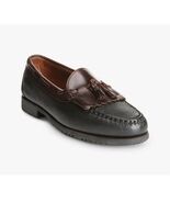 Allen Edmonds Nashua Shoes Mens Kiltie Pebbled Black Brown Leather Loafe... - $74.25