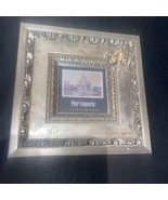 Pier 1 Imports Picture Frame Square Ornate Holds 3x3” Photo Easel Back - £11.03 GBP