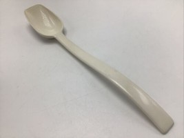 Continental Silite Serving Spoon 3/4 oz White Plastic No. 4470 Vintage USA - $12.73
