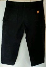 Carhartt Plaid Lined Pants Loose Fit Original Black Mens Size 42x30 Carp... - £24.93 GBP