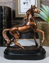 Rustic Western Country Equestrian Beauty Horse Bronzed Resin Figurine Wi... - $37.99