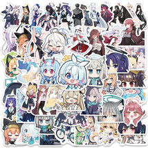 50 Pcs Blue Archive Game Kawaii Anime Girl Handmade Stickers - Cute Aesthetic De - £7.87 GBP